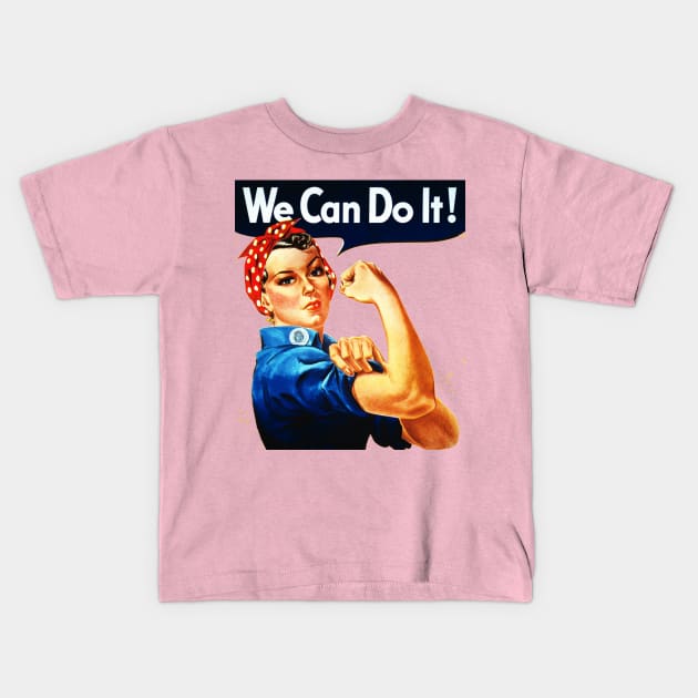 feminism ! we can do it Kids T-Shirt by iambolders